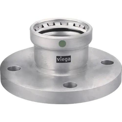 Viega 90725 3 MegaPress XL 316 Stainless Steel Flange 4 x 6 Bolt Pattern