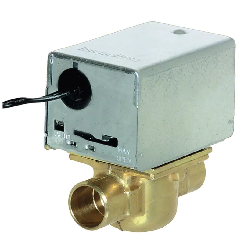 Resideo V8043A1029U 24 Vac 3/4 in Sweat N.C. Zone Valve