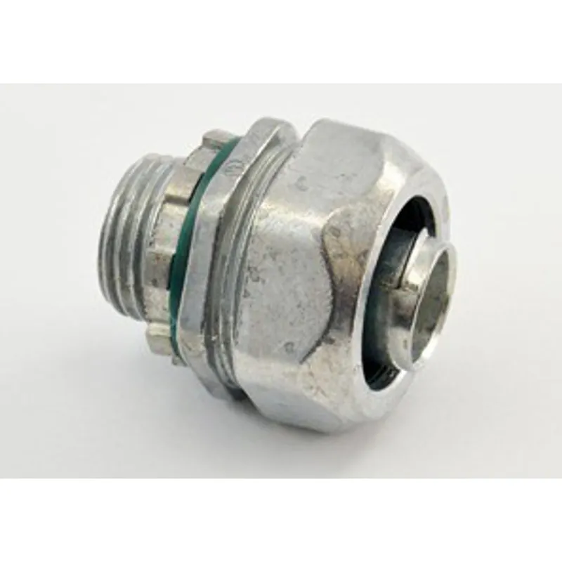 Bridgeport 430-LT2 Connector, Liquid Tight, Zinc Die Cast, Size 1/2 Inch