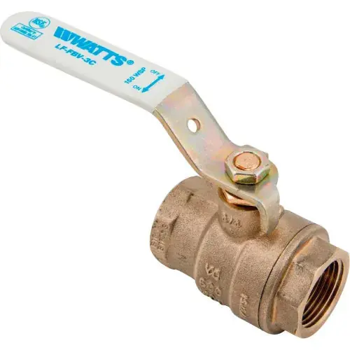 Watts 88005688 LFFBV-3C-M1 Ball Valve 3/4 Lead Free