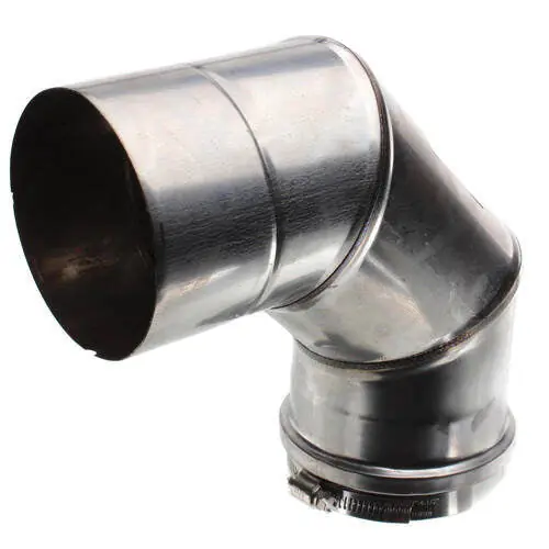 Z-Flex 2SVEEWCF0490 Single-Wall 90 Degree Elbow 4