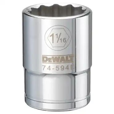 DeWalt DWMT74594OSP 3/4 In Drive Polished Chrome Standard Socket