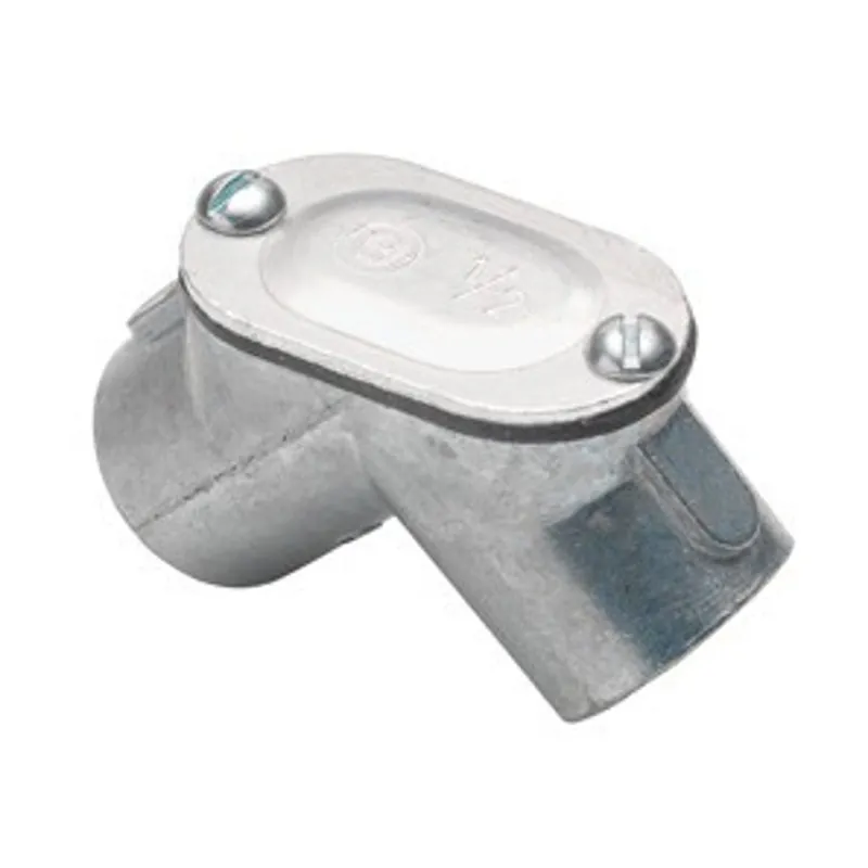 Bridgeport 81-DC Pull Elbow, Rigid to Rigid, Zinc Die Cast, Size 1/2 Inch