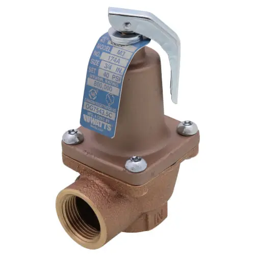 Watts 0274479 3/4 174A-040 Pressure Relief Valve