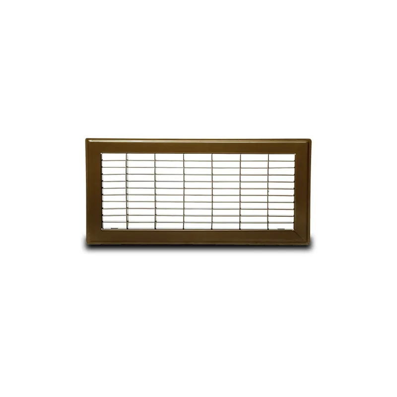 Metal-Fab MFFG412 Floor Grille 4 x 12 Brown
