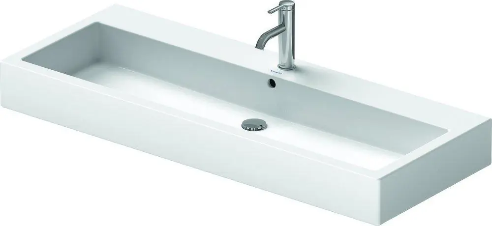Duravit 0454120024 Vero 47-1/4 x 18-1/2 in. Rectangular Wall Mount Bathroom Sink in White