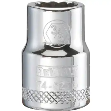 DeWalt DWMT74527OSP 3/8 in Drive Polished Chrome Standard Socket