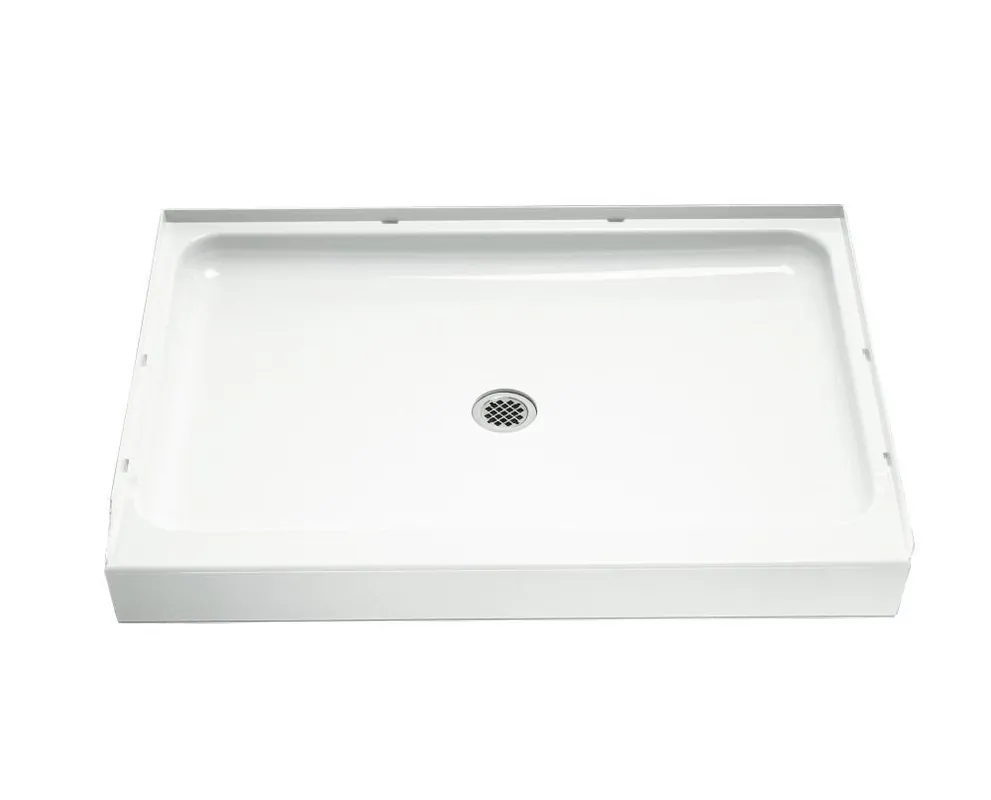 Sterling 72121100-0 Ensemble 48 in. x 34 in. Shower Base with Center Drain