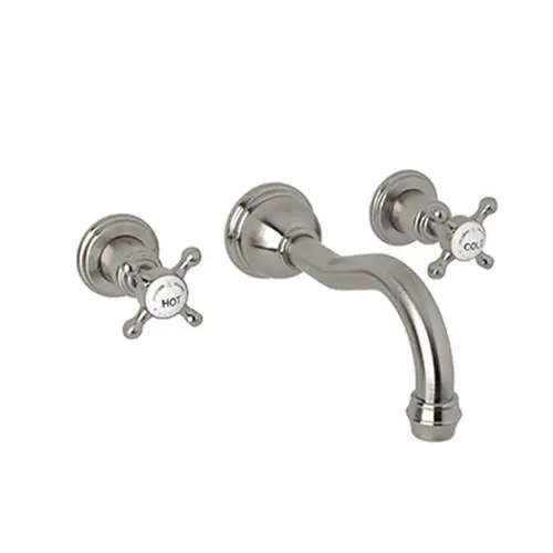 ROHL U.3791X-STN-2 LAV FCT EDWARDIAN WLL MNT COLUMN SPOUT