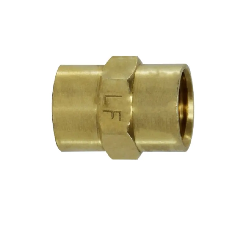 Midland Metal MFG 28060LF Coupling 3/8 BRS 1200# Thrd