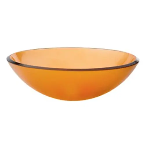 Decolav 1000T-AM Vessel Lav Glass Amber 12mm GLS 17 X 5.5