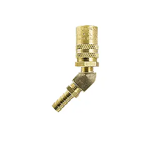 ZSi-Foster FS326 SOCKET 3/8X3/8 ID BRS 45 DEG HSE STEM STRGHT THRU