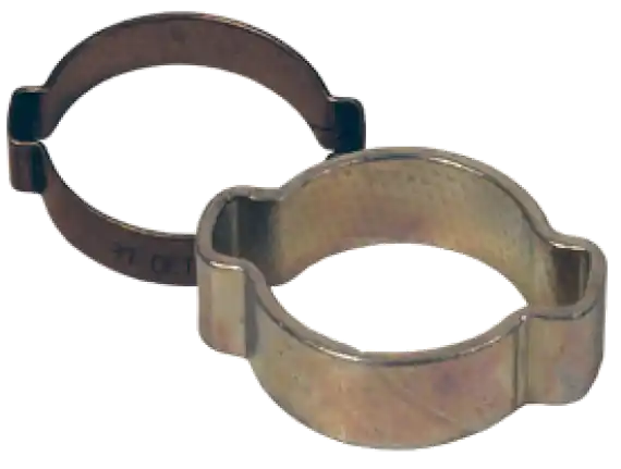 Dixon Valve 1315 Ear Clamp 9/16 Zinc Dbl .492 Closed .591 Open Range