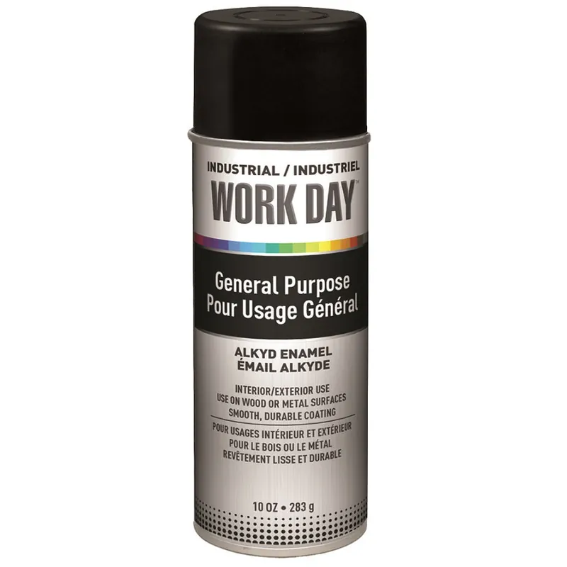 DIVERSIFIED BRANDS A04412007 PAINT 16oz FLAT BLACK SPRAY A04412007