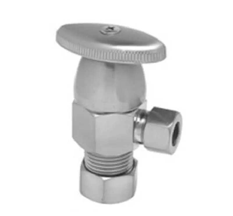 Mountain Plumbing MT6003-NL/ORB Stop Ang 1/2X3/8 CMPXCM 1/4 Turn