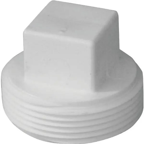 IPEX 193051S PLUG 1-1/2 PVC-DWV SQ HEAD CLEANOUT MPT 755311