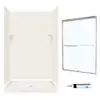 MULTI VENDOR KIT PARENTS SSP3448018-M46570NC SHOWER KIT NICKEL/CLEAR GLASS
