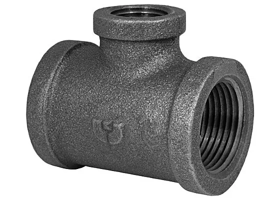 BMI USA INC 35472 TEE 1-1/2X1 BLK MI 150LB THRD ND