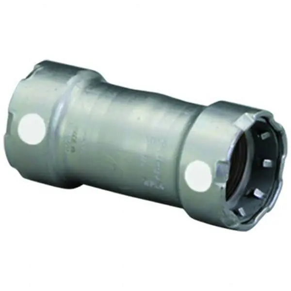 Viega 84130 MegaPress Model 5915.5 Coupling 1/2 in Nominal Press End Style Carbon Steel Import