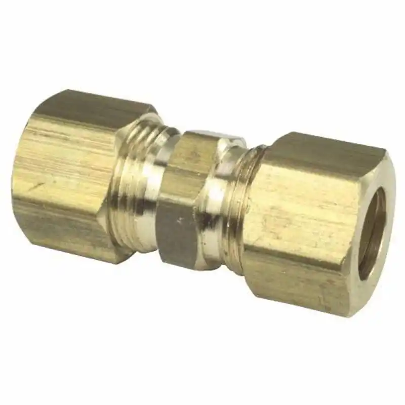 BrassCraft 62-4DT Union 1/4 OD Brass Comp Drill Thru