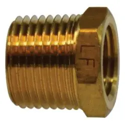 MIDLAND 28106LF BUSHING 1/2X1/4 BRS HEX 1200# MXF 28106LF