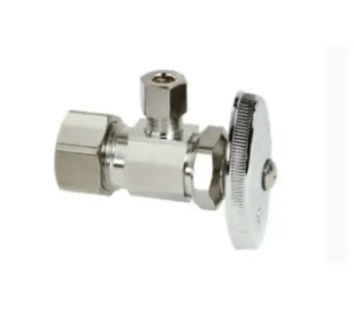Brasscraft MFG OCR19 P STOP ANG 1/2X3/8 PB CMPXCMP OCR19P