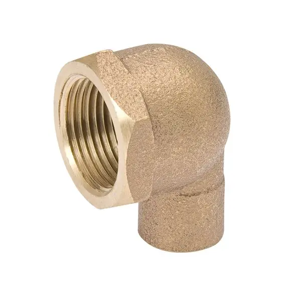 Mueller A-01520 1/2 X 3/8 In Copper Female Solder X Fnpt Reducing 90 Elbow