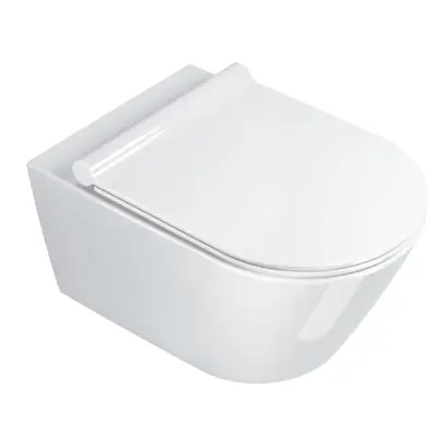 Ceramica Catalano 1VS55NR00 Toilet 1VS55NR00 Wall Hung Zero NF 55 WC Sospeso