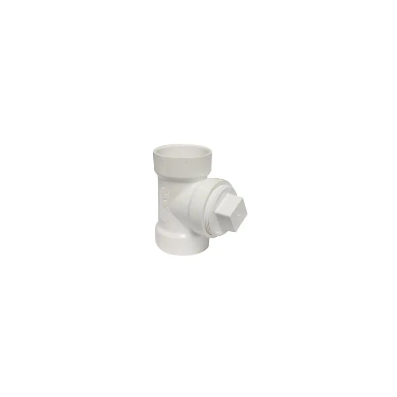 IPEX 192115S TEST TEE 2 PVC-DWV HXHXF 755009 LESS PLUG