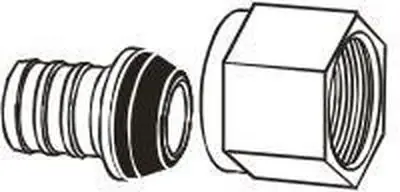BMI USA INC 39204 ADAPTER 1/2 BRS CRIMP X LAV 46034