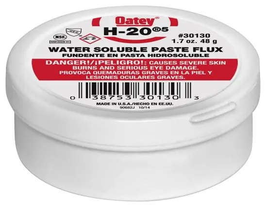 Oatey 30130 Solder Flux 1.7 Oz No. H205 Water Soluble Paste