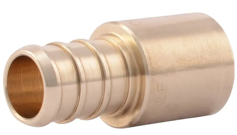 Reliance Worldwide Corp UC607LFA Adapter 1/2 BRS PEX BARBXMSWT Lead Free