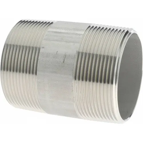 Merit Brass 4132-300TSQ 2IN X 3IN SCH 40 304/304L WLD SS NIPPLE NPT X SQD
