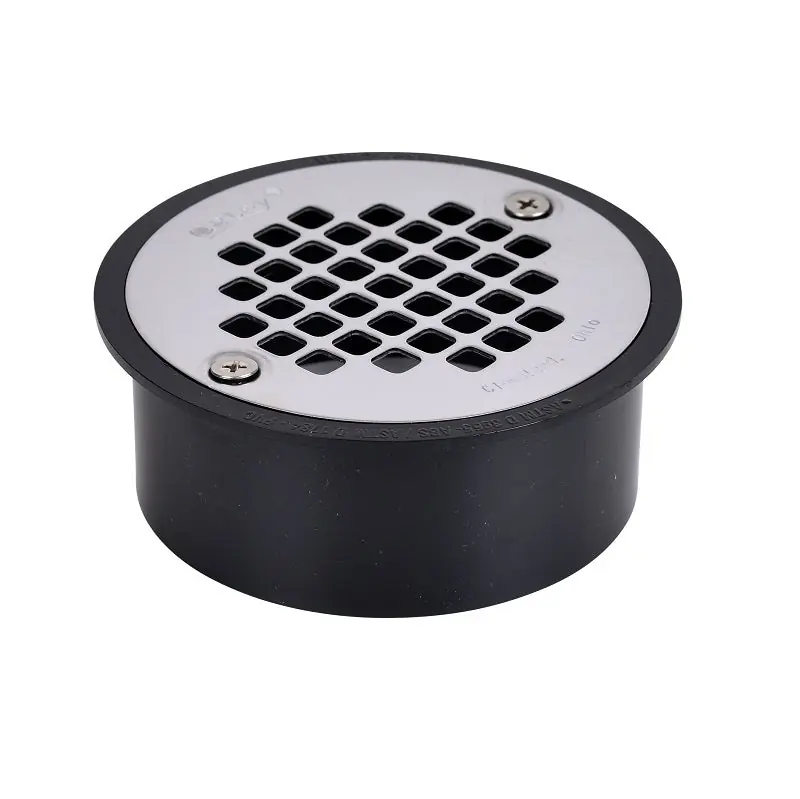 OATEY 43566 DRAIN 4 ABS SNAP-IN 43566 W/REMOVABLE SS STRAINER