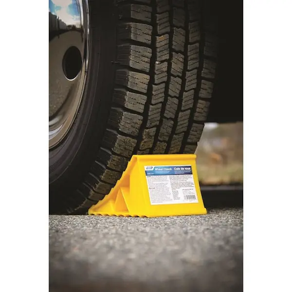 Camco 44432 Wheel Chock - Yellow