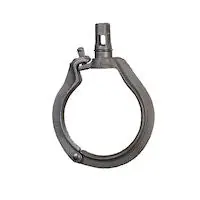 ASC Engineered Solutions 0500011523 Hanger 3/4 Black Steel Split Ring with Adjustable Swivel Max Rec 300LB