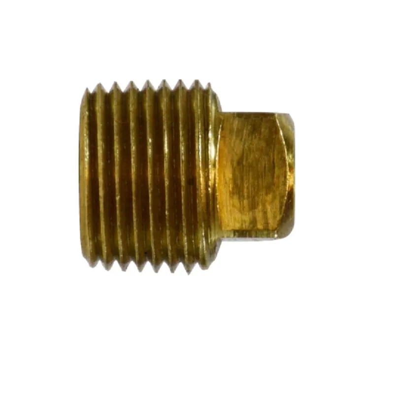 Midland Metal MFG 28086 PLUG 3/8 BRS SOLID SQ HEAD THRD 28086 1200#