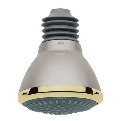LIXIL 28445AR0 SHOWER HEAD 28445AR0 SN/PB MOVARIO NORM RAIN & JET SPRAY