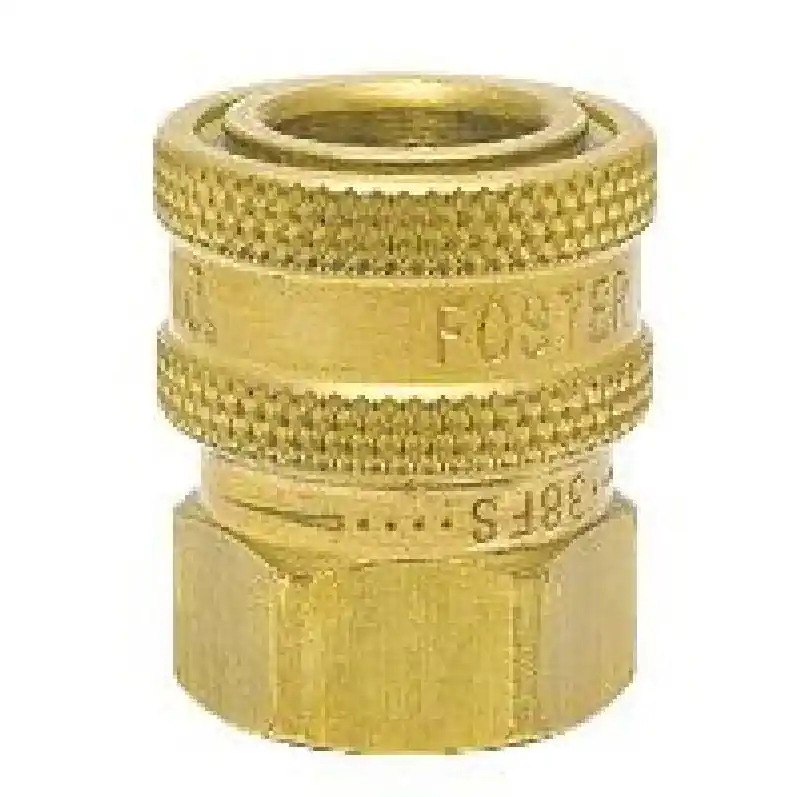 ZSi-FOSTER 25FS SOCKET 1/4X1/4 FPT BRS - 25FS STRAIGHT THRU - FST SERIES
