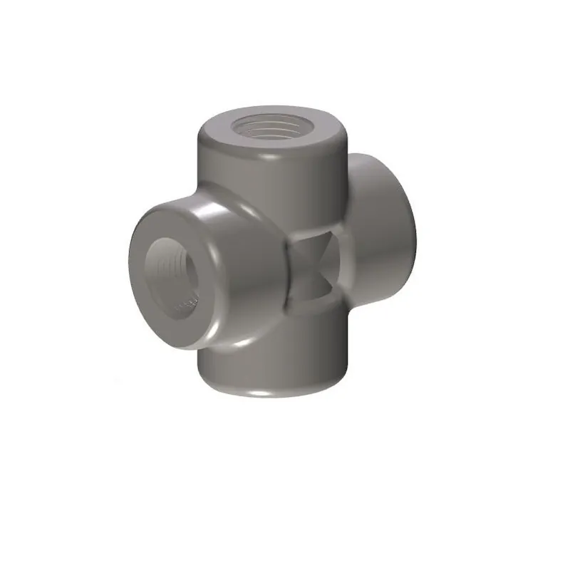 Pennsylvania Machine 1000200401 Cross 1/2 Blk Fs A105 2000# Threaded