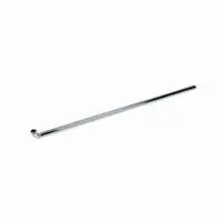Oatey 402F-17-1 Quarter Bend Wall Tube, 1-1/2x57 in Nominal, 17 ga, Chrome Plated, Brass