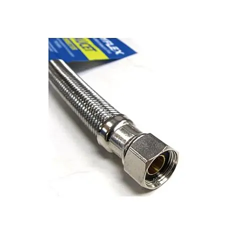 Easyflex EF-FC-38DT-12 Stainless Steel Braided Faucet Connector 3/8 C x Delta Type 12
