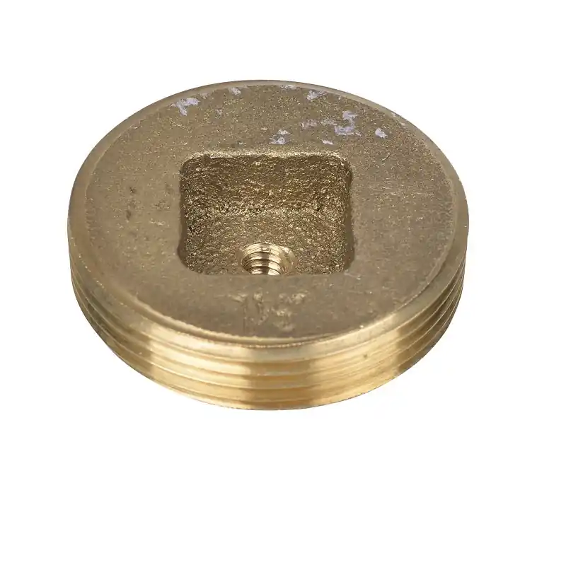 Oatey 42740 Cleanout Plug 1-1/2 Brass Recessed Head Tapped