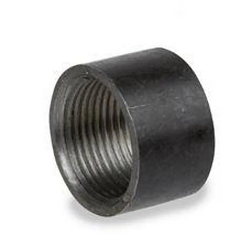 Capitol Manufacturing 11111015 Half Coupling 1-1/2 Black Steel Taper Tapped Non Recessed