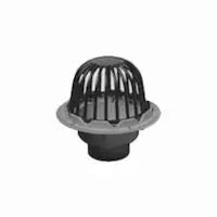 OATEY 78022 Roof Drain 2 PVC Body SPG End 78022 W/Gravel Guard & CI Dome