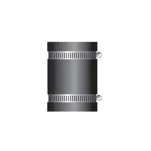 NATIONAL PIPE & PLASTICS INC PCX56-33 COUPLING 3 PVC/STL/CI W/CLAMP PCX56-33