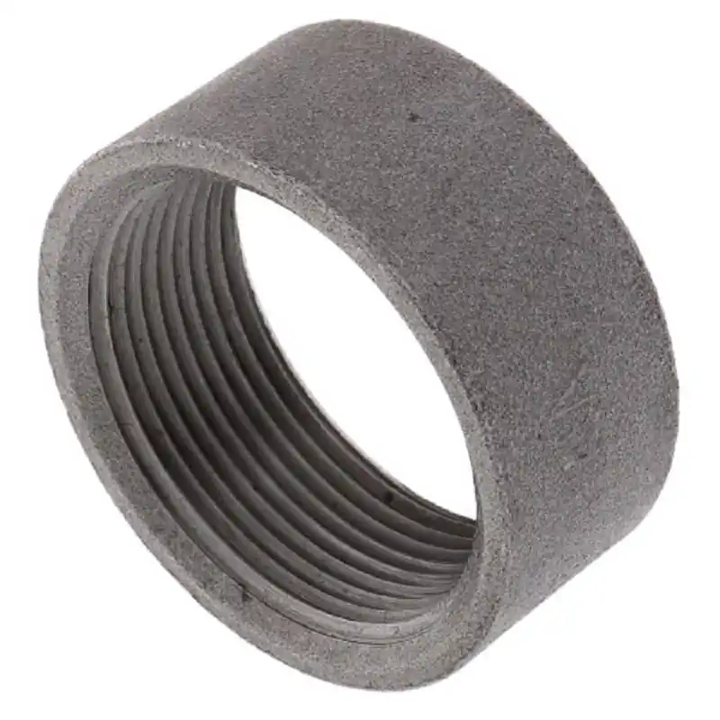 Capitol Manufacturing 11110010 Half Coupling 1 Blk Stl Str / Tapped - Non Recessed