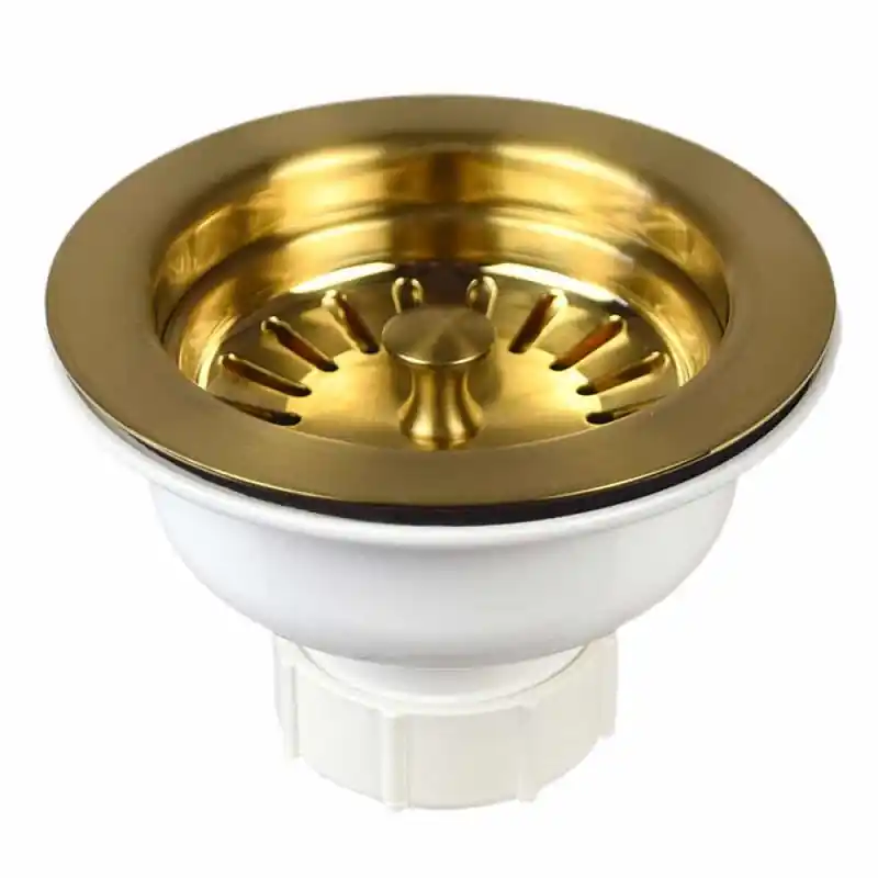 Native Trails DR320-BG Strainer 3-1/2 Brushed Gold