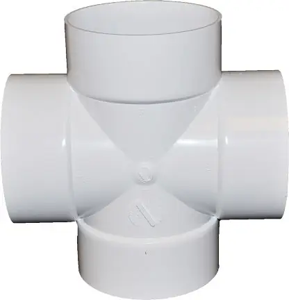 Oldcastle Infrastructure V-1304 Cross 4 PVC SWR & DRN Hxh V-1304 ASTM D-3034