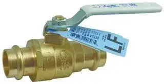 AaLBERTS IPS Americas Inc 77VLF10501 Ball Valve 1 BRS PRSXPRS LF 77VLF10501